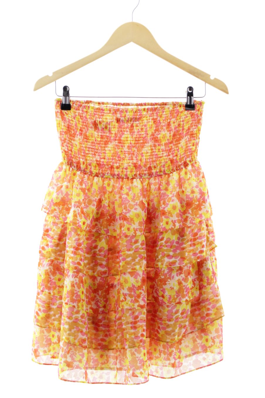 Falda de trf (ZARA) de la talla M, de color flores