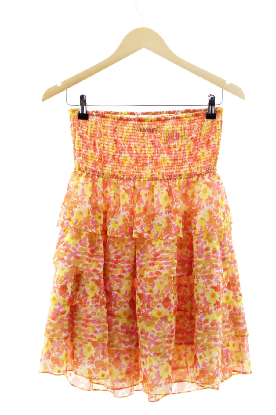 Falda de trf (ZARA) de la talla M, de color flores