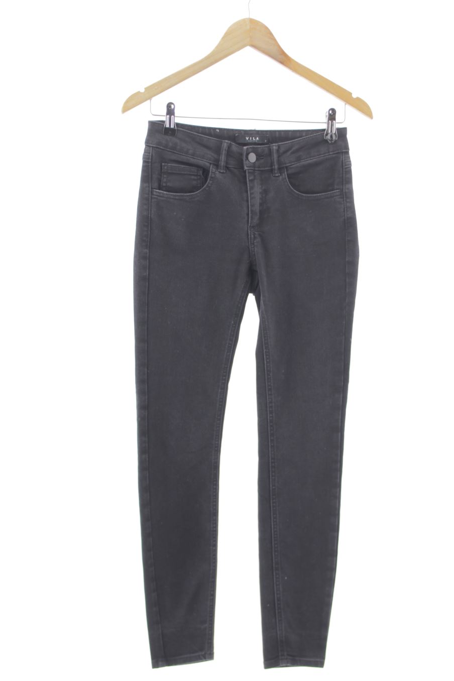 Jeans Vila de la taille S, de couleur noir de denim