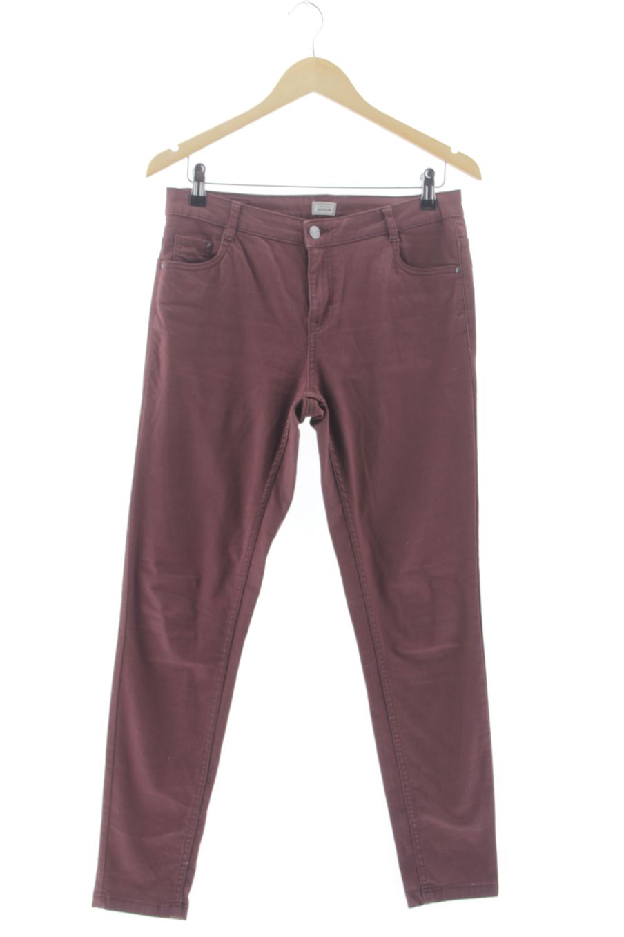 Vaquero de Pimkie de la talla 40, de color burdeos de ropa vaquera