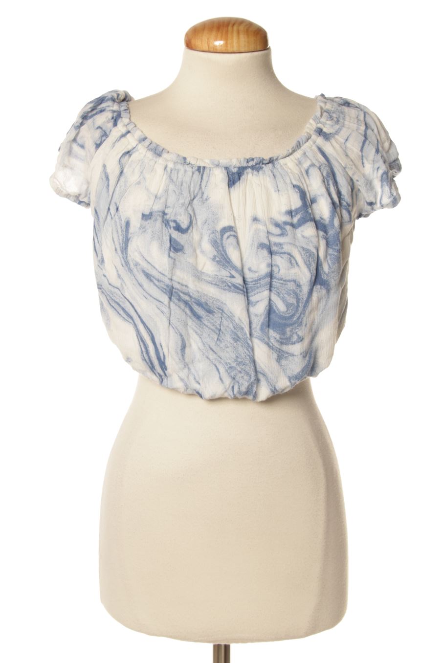 Kurzärmelige Bluse von Hollister Größe S, Farbe Aufdruck, für