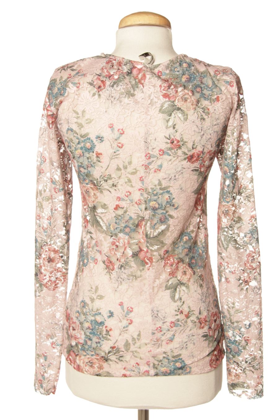 Blouse à manches longues Stradivarius de la taille M, de couleur fleurs