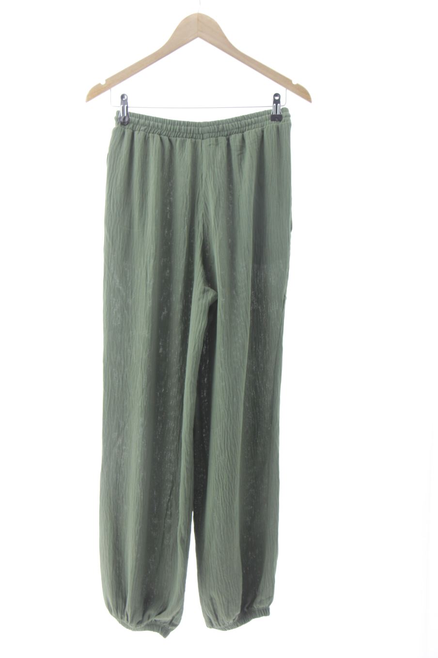Pantalon Casual Zara de la taille S, de couleur vert
