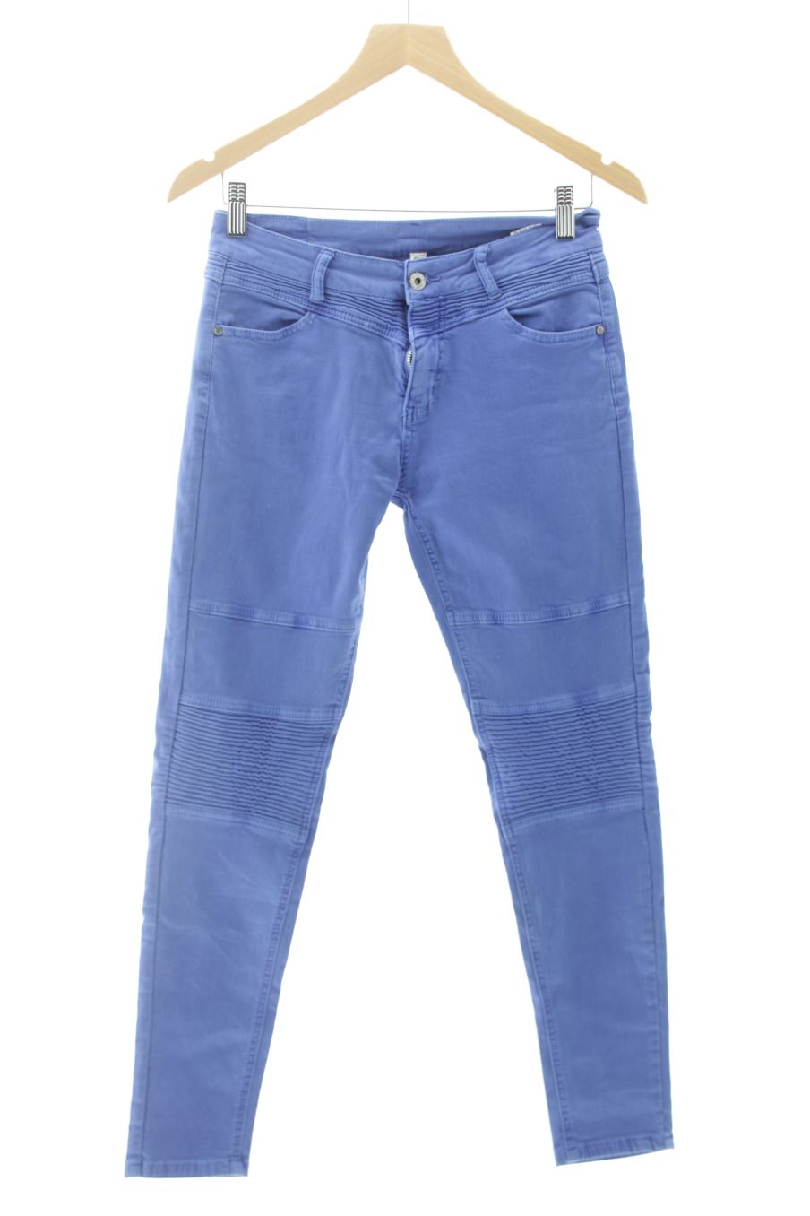 Jeans Monsieur honore de la taille M, de couleur bleu de denim