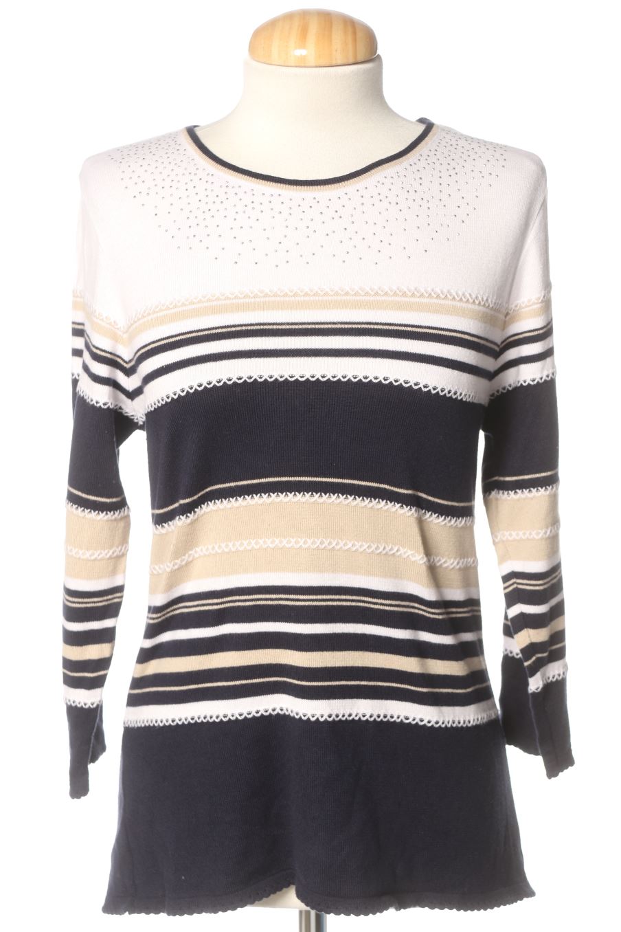 Pull Afibel de la taille 40, de couleur rayures
