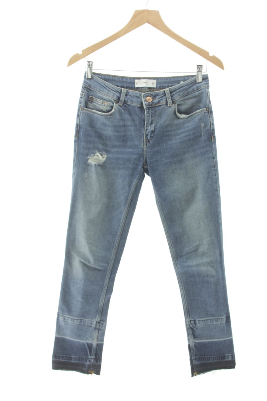 Jeans Mango de la taille 36, de couleur bleu de denim