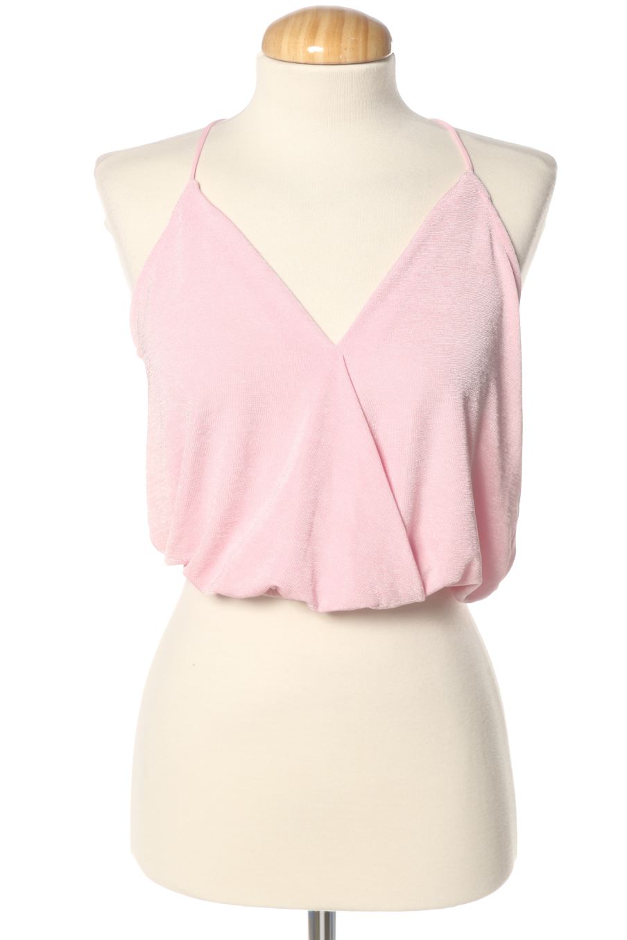 Top Bershka de la taille S, de couleur rose