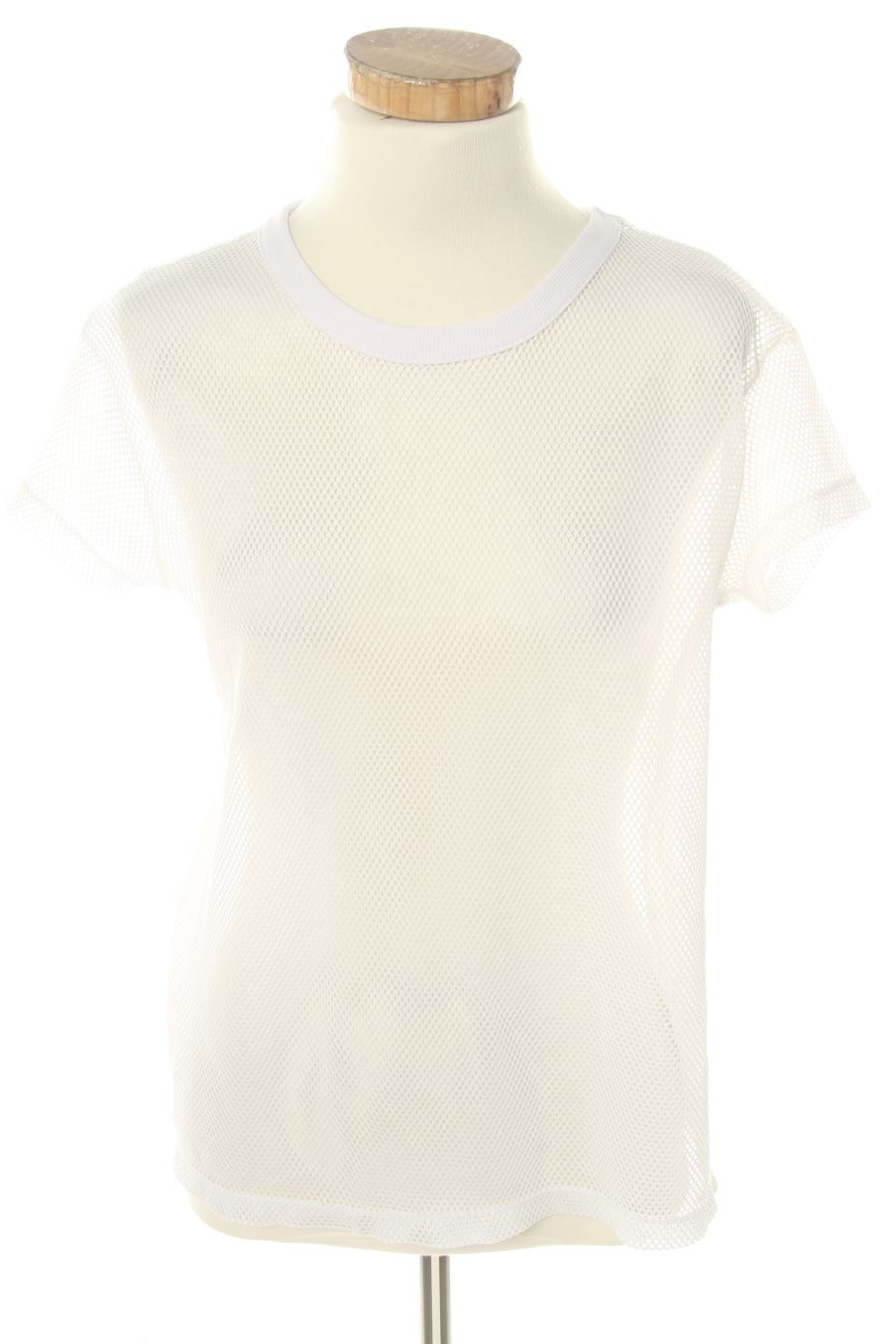 Blusa de manga corta de Terranova de la talla S, de color blanco