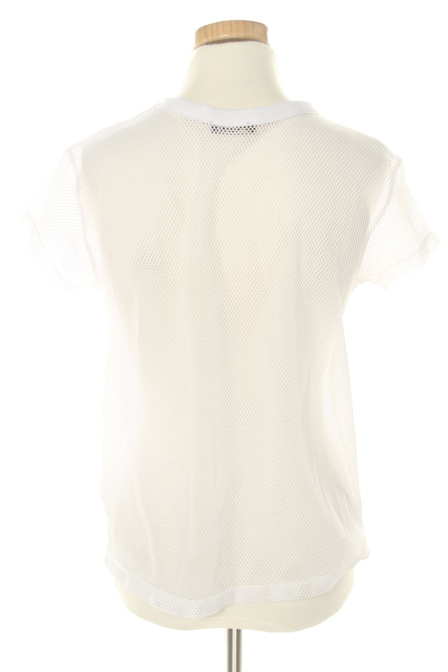 Blusa de manga corta de Terranova de la talla S, de color blanco