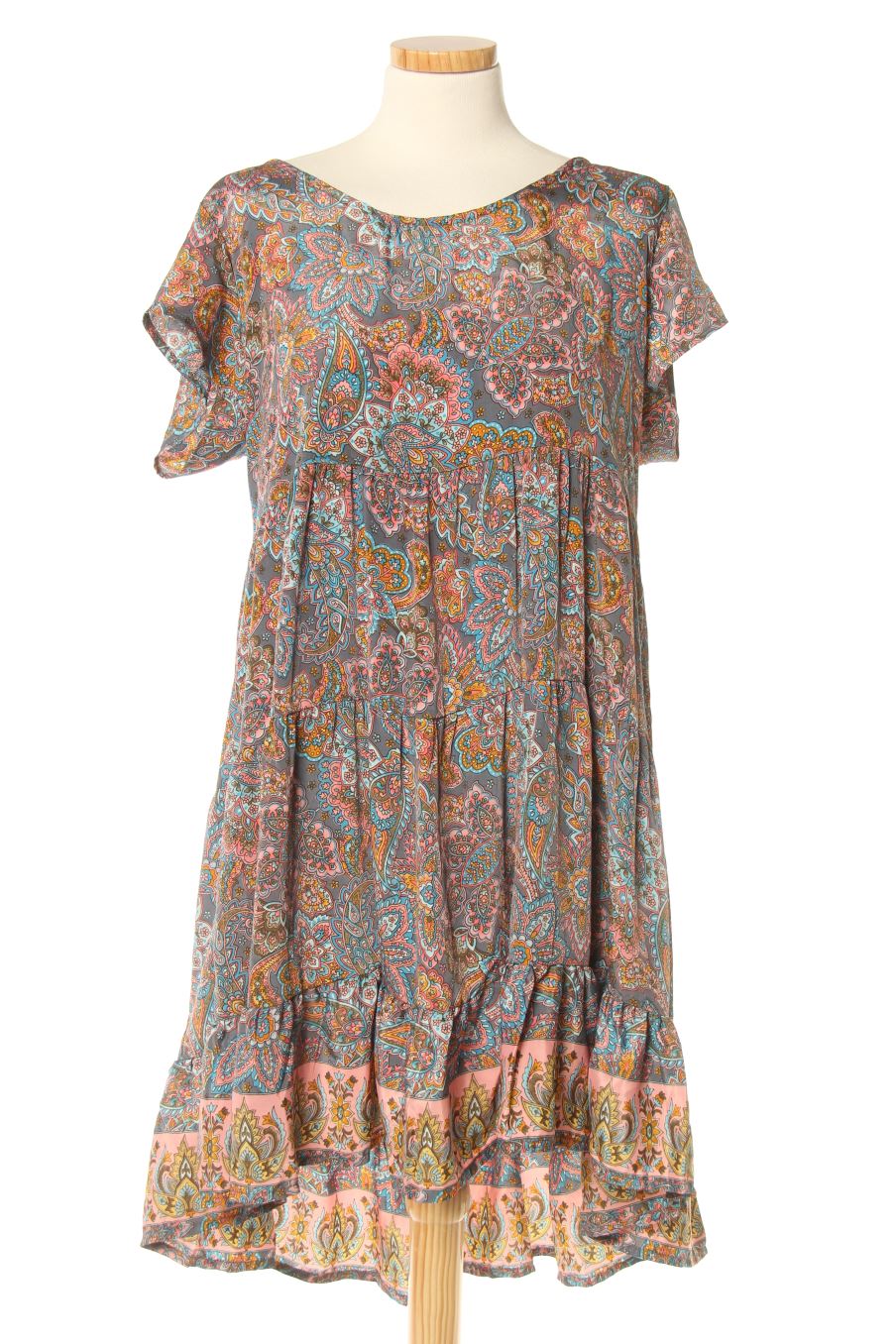 Vestido casual de PERCENTIL de la talla Única, de color estampado de seda