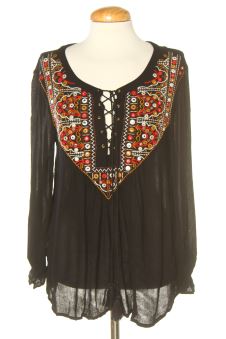 Blusa de manga larga S Mango