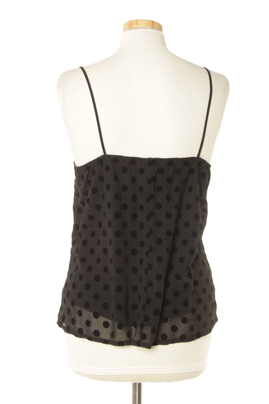 Top Valentina de la taille L, de couleur noir