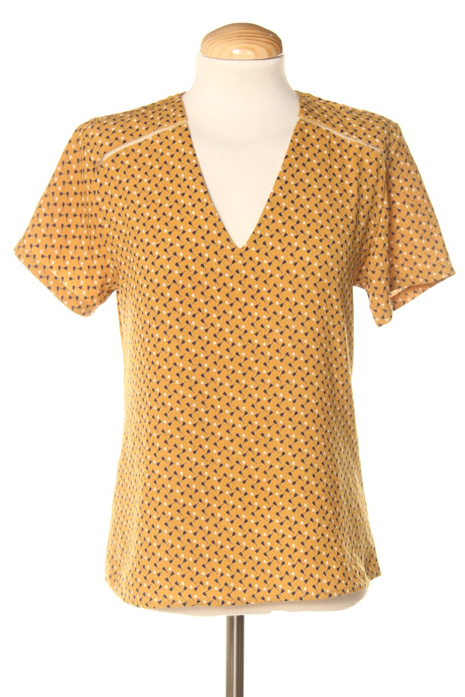 Blouse à manches courtes Mamouchka de la taille S, de couleur imprimés