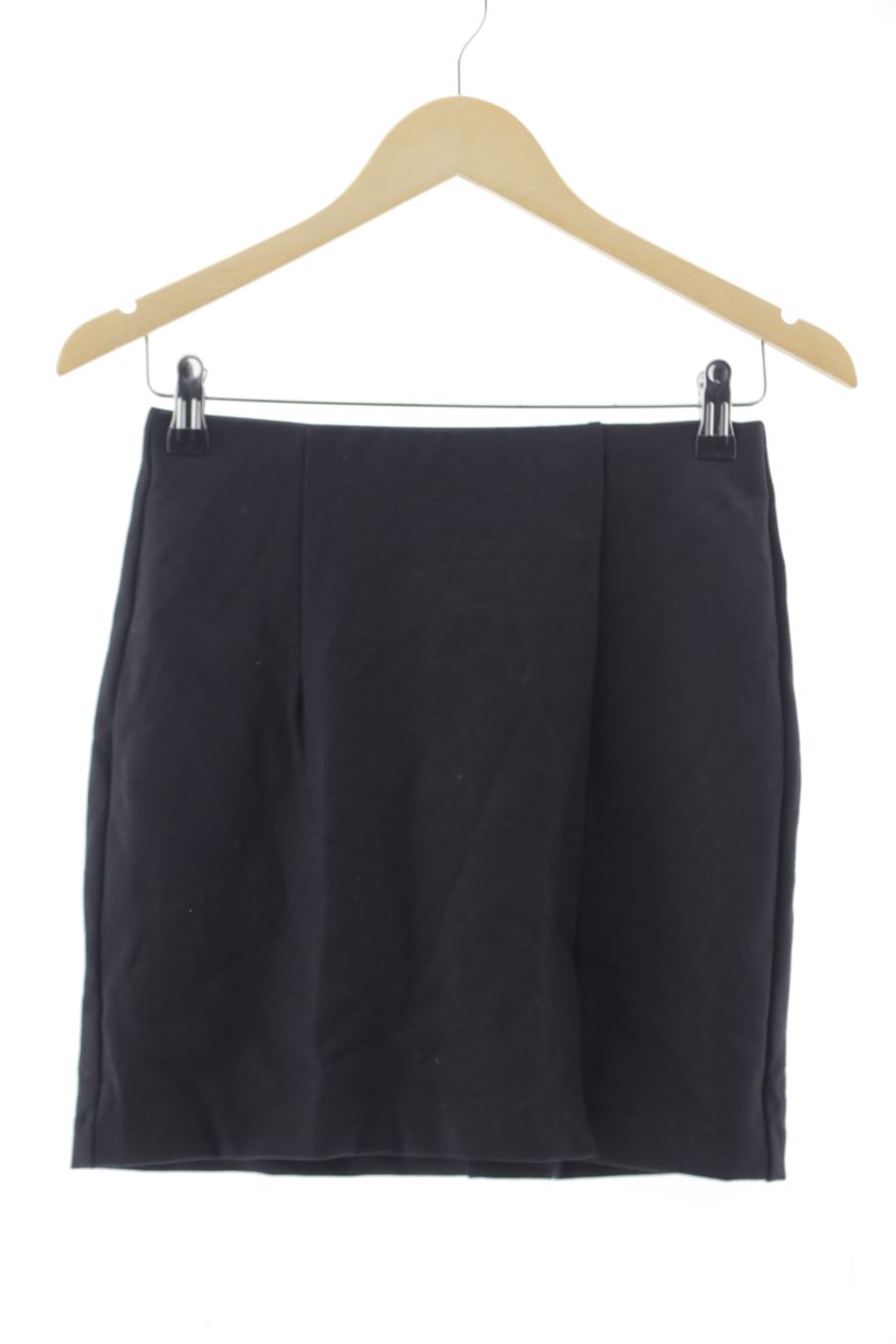 Falda de Stradivarius de la talla S, de color negro