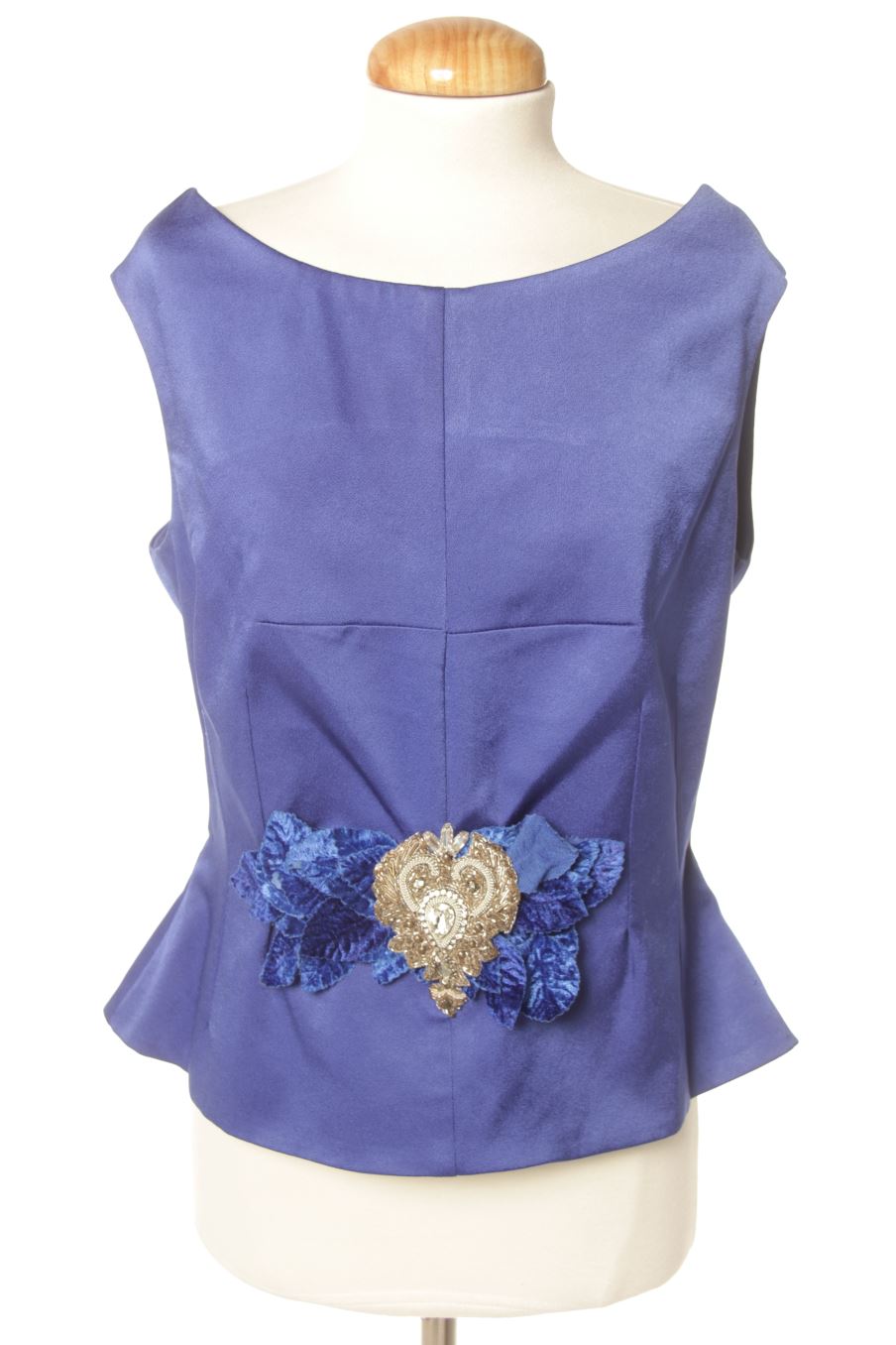 Robe casual MISURA COSTURA de la taille 42, de couleur bleu