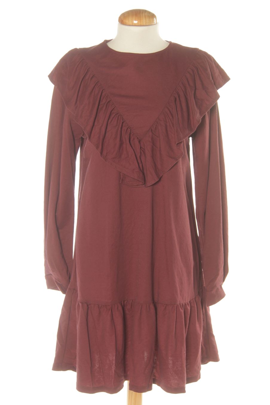 Robe casual Mango de la taille S, de couleur bordeaux