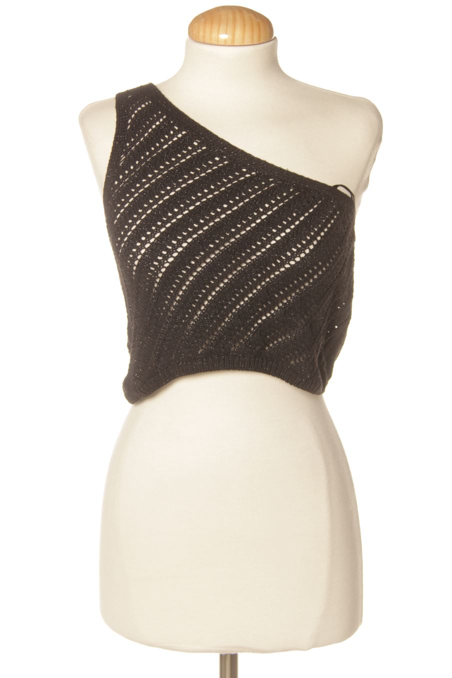 Top de Stradivarius de la talla S, de color nero