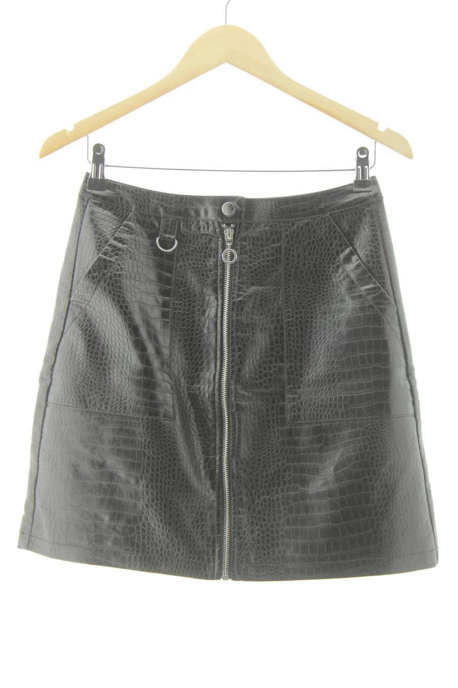 Falda de C&A de la talla 36, de color negro