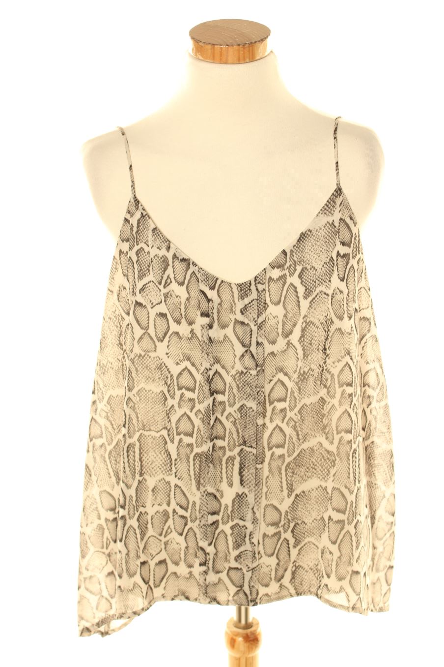 Top de Mango de la talla S, de color animal print