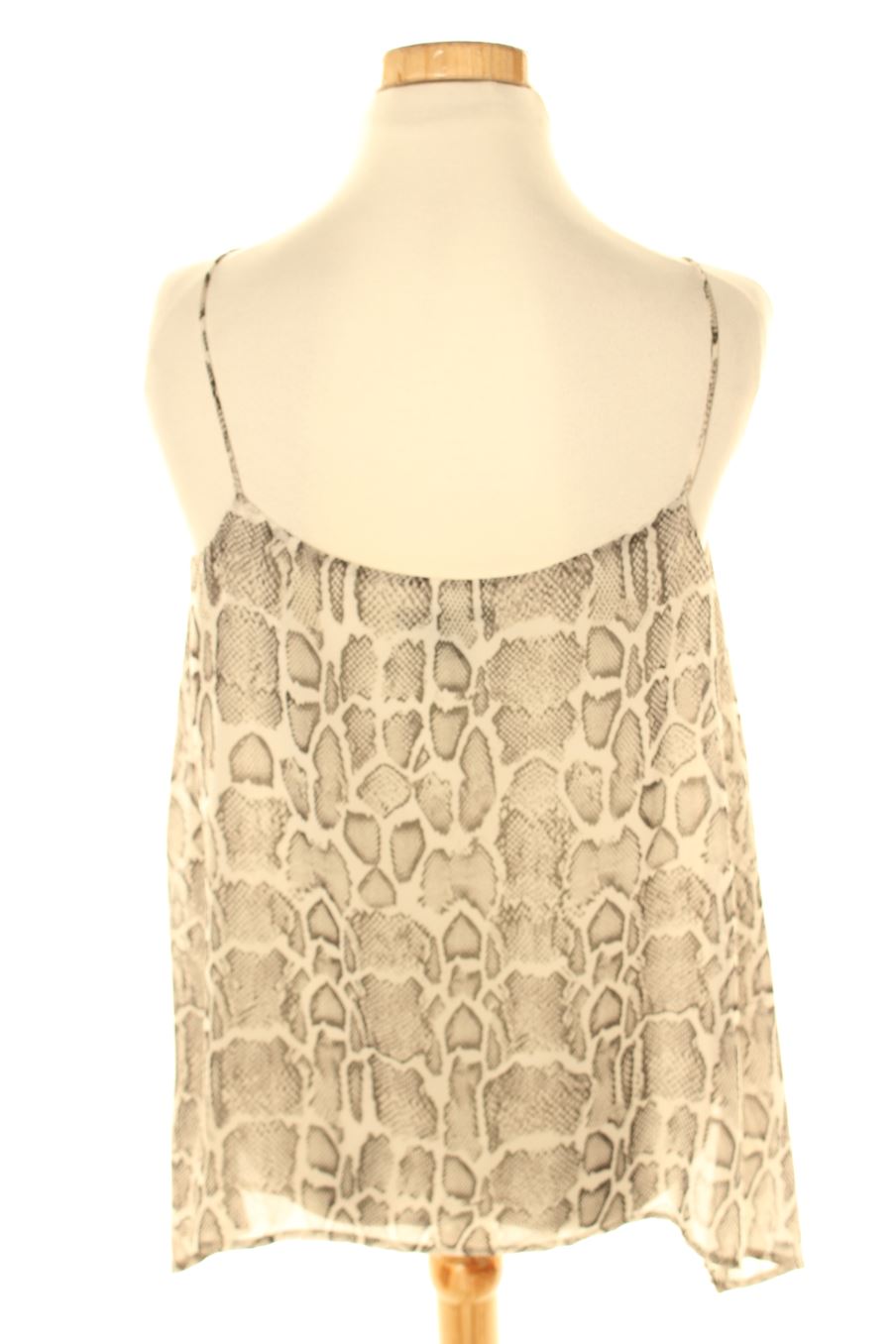 Top de Mango de la talla S, de color animal print