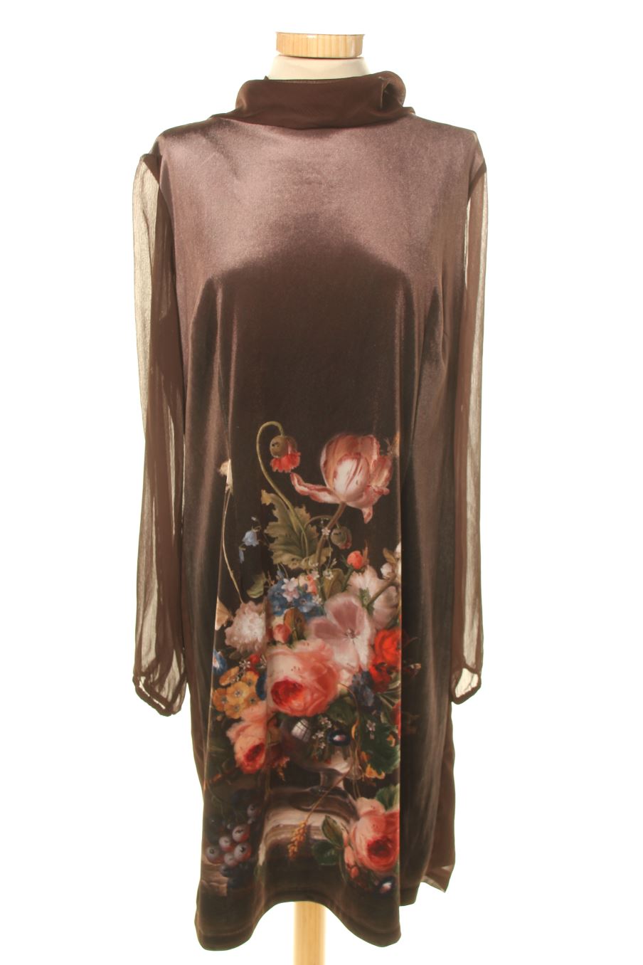 Robe casual Punt roma de la taille 46, de couleur marron