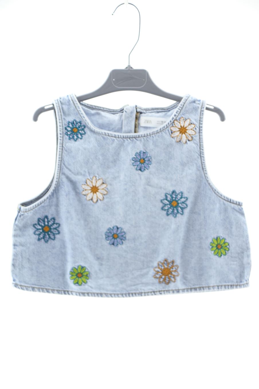 Top Zara de la taille 13 ans de denim de seconde main