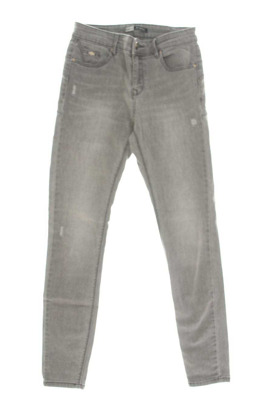 Jeans Stradivarius de la taille 36, de couleur gris de denim