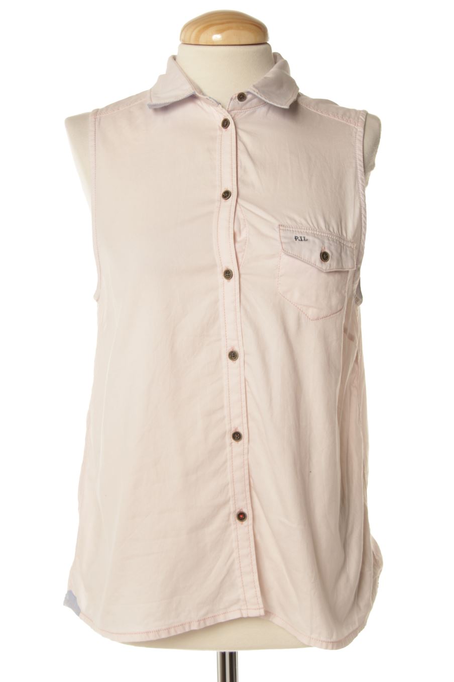 Camisa sin mangas de Pepe Jeans de la talla M, de color rosa
