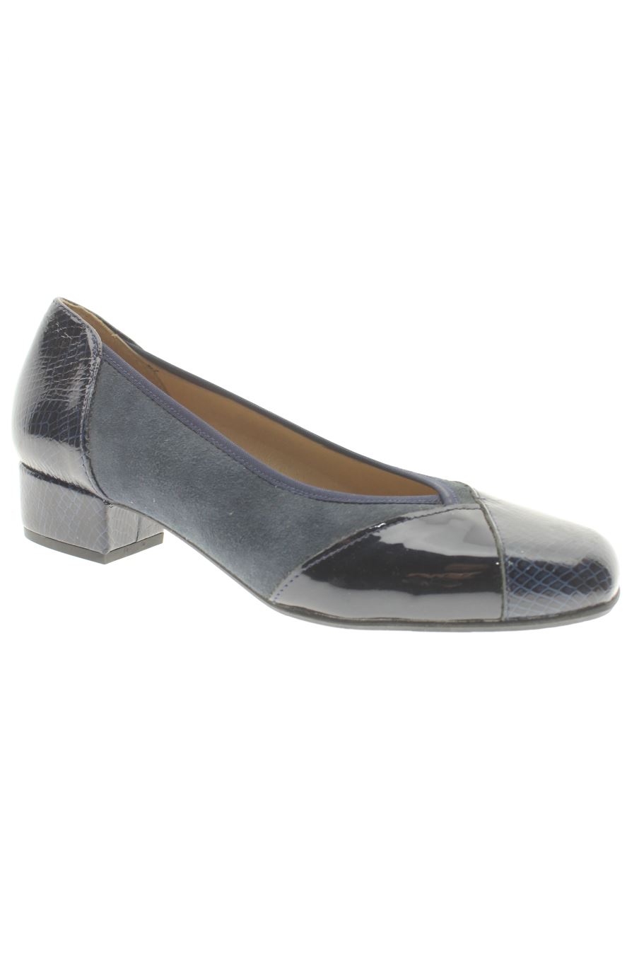 Zapatos de tacon de D'Chicas de la talla 38, de color azul marino de