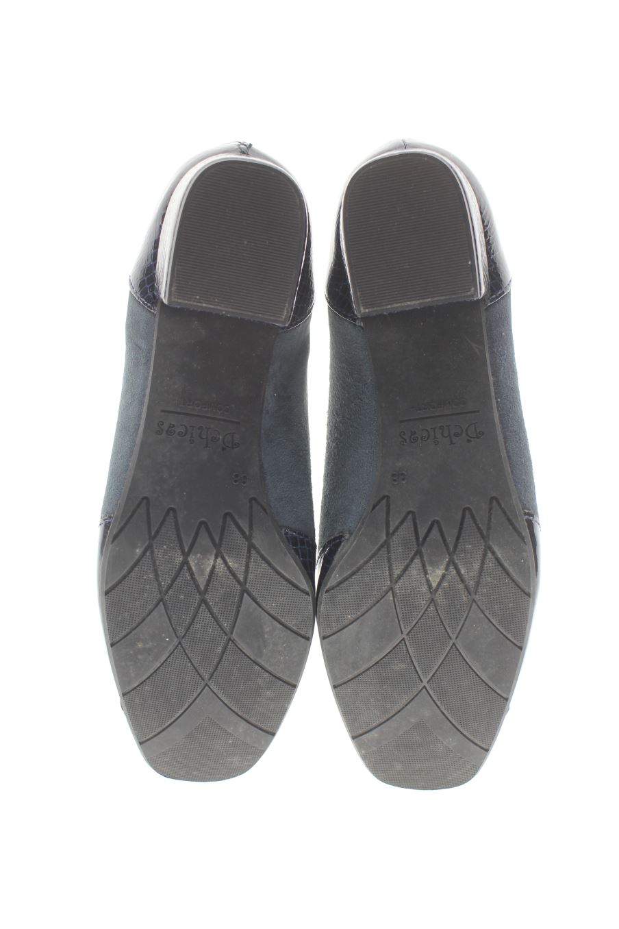 Zapatos de tacon de D'Chicas de la talla 38, de color azul marino de