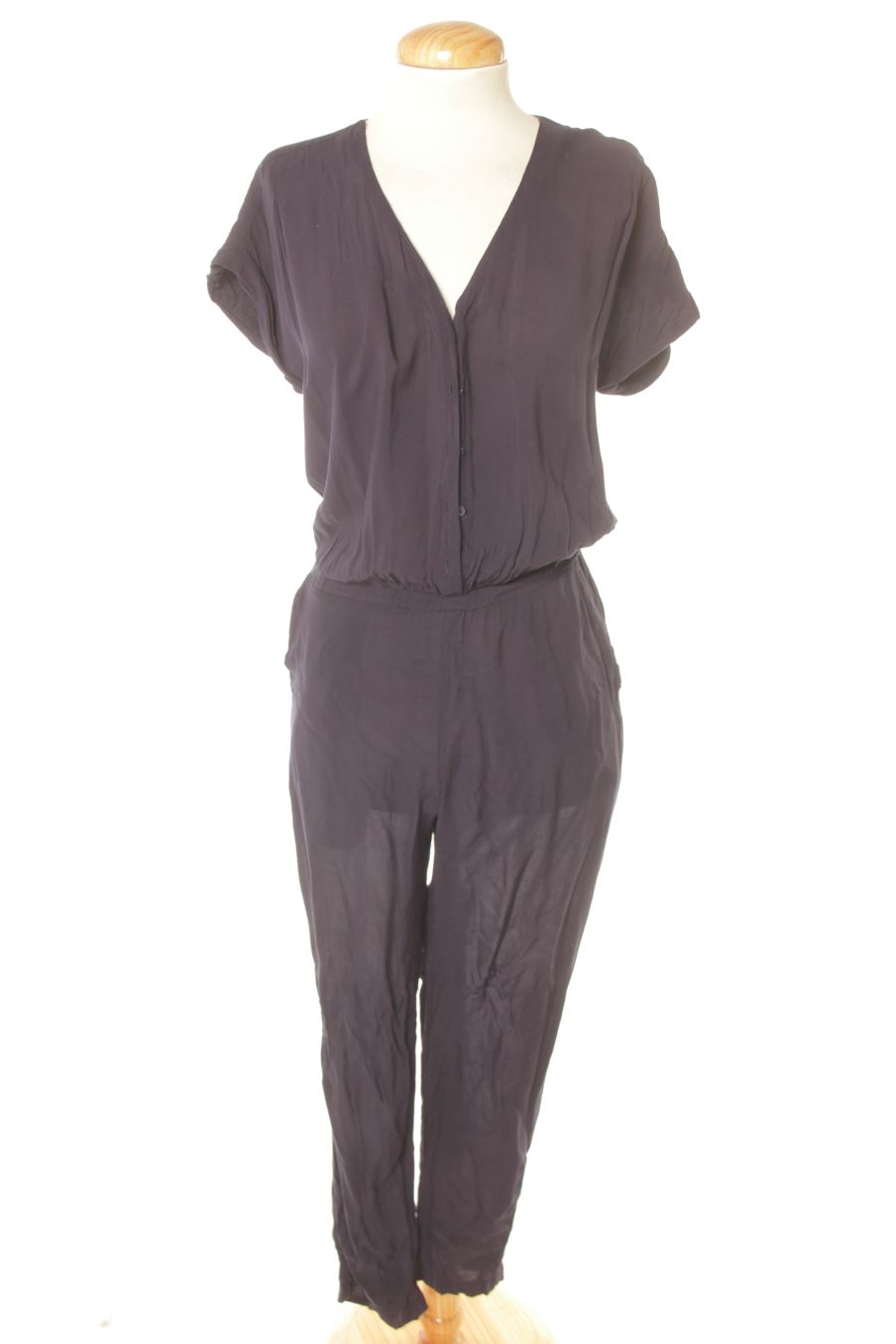 Jumpsuit von Mango Größe XS, Farbe Marineblau, für