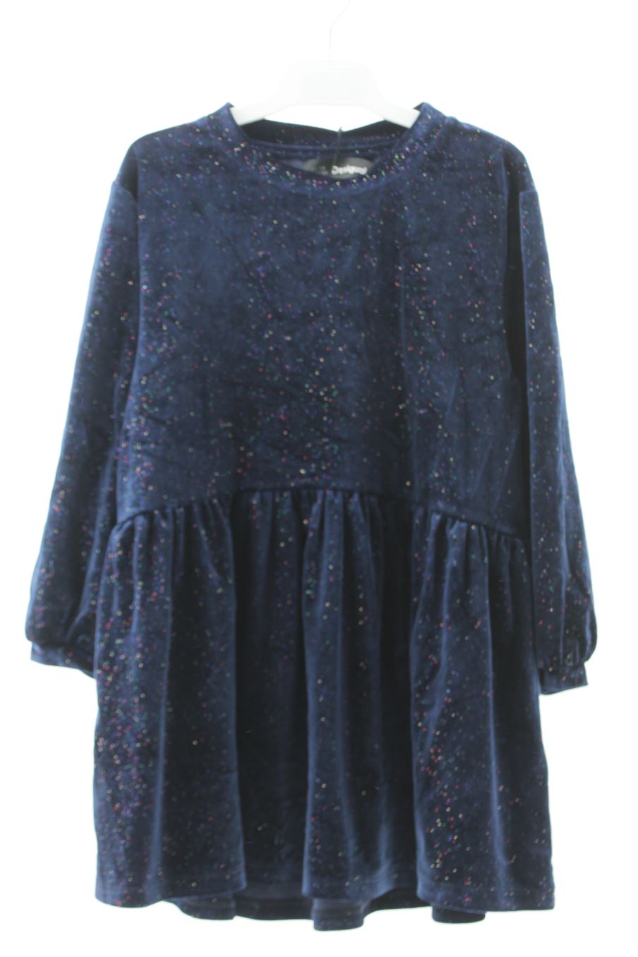 Vestido de Desigual de la talla 7 años de terciopelo con etiqueta