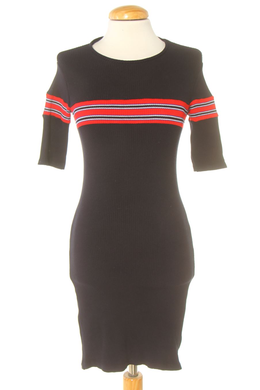 Robe casual Pull & Bear de la taille S, de couleur bleu marine