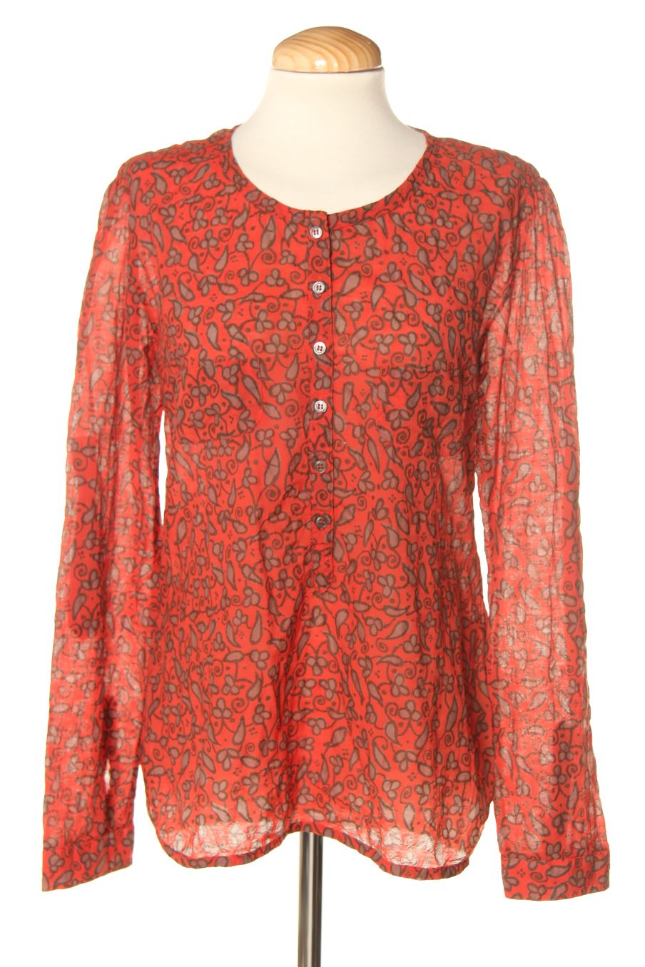 Blouse à manches longues Trovels de la taille M, de couleur rouge