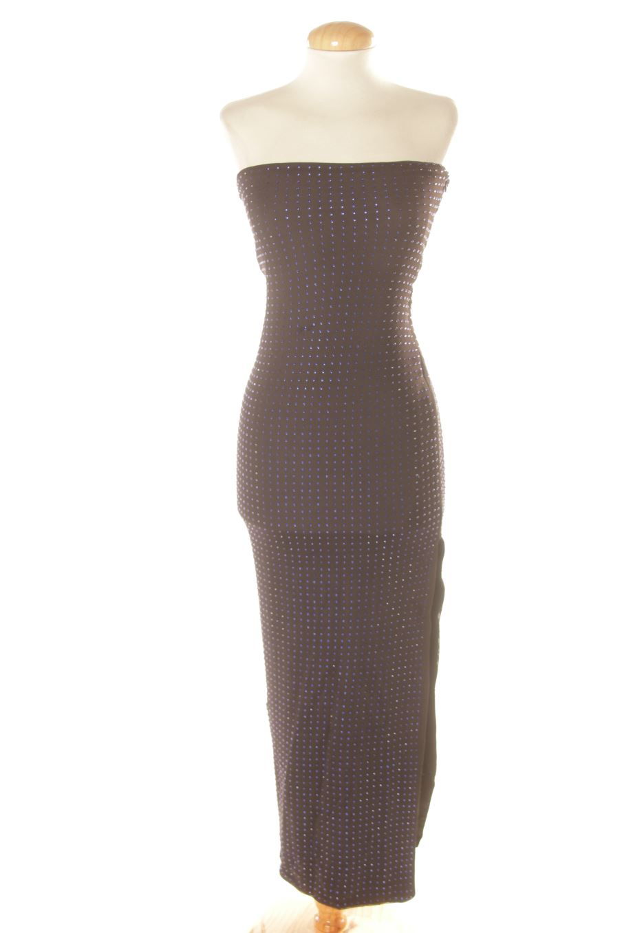 Robe casual Bershka de la taille S, de couleur noir