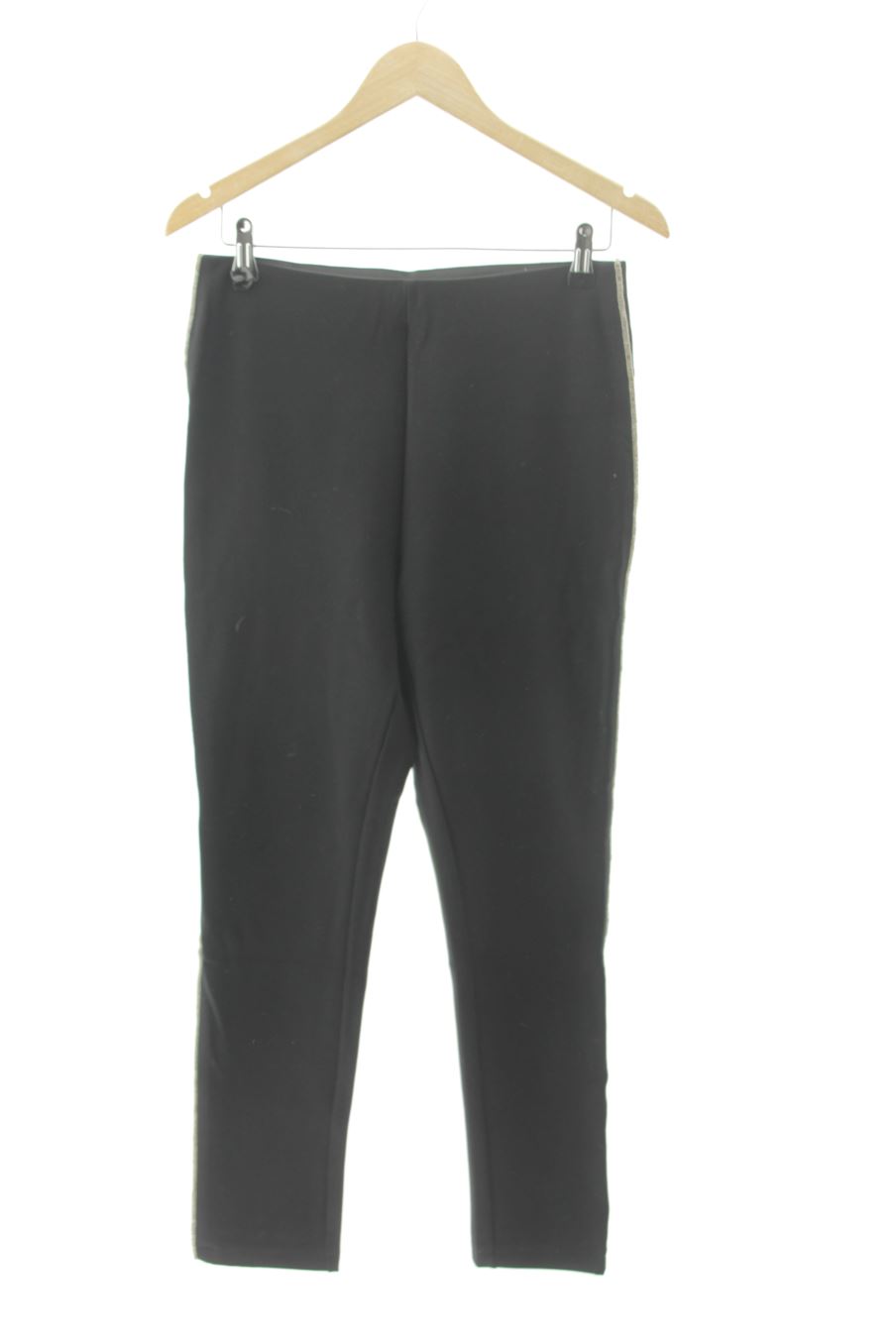 Pantaloni casual de Zara de la talla L, de color nero
