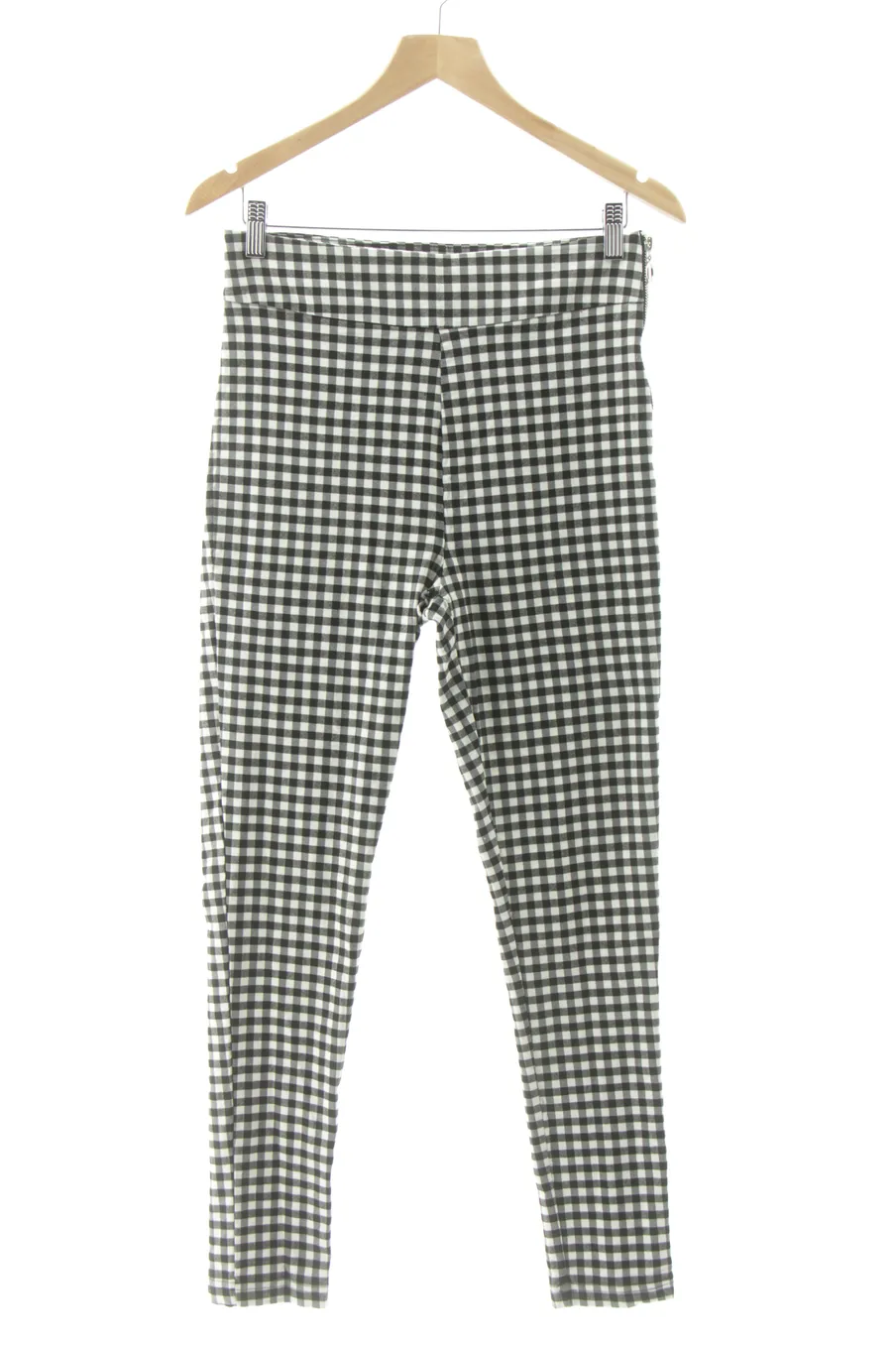 Pantalon décontracté Zara de la taille L, de couleur carreaux