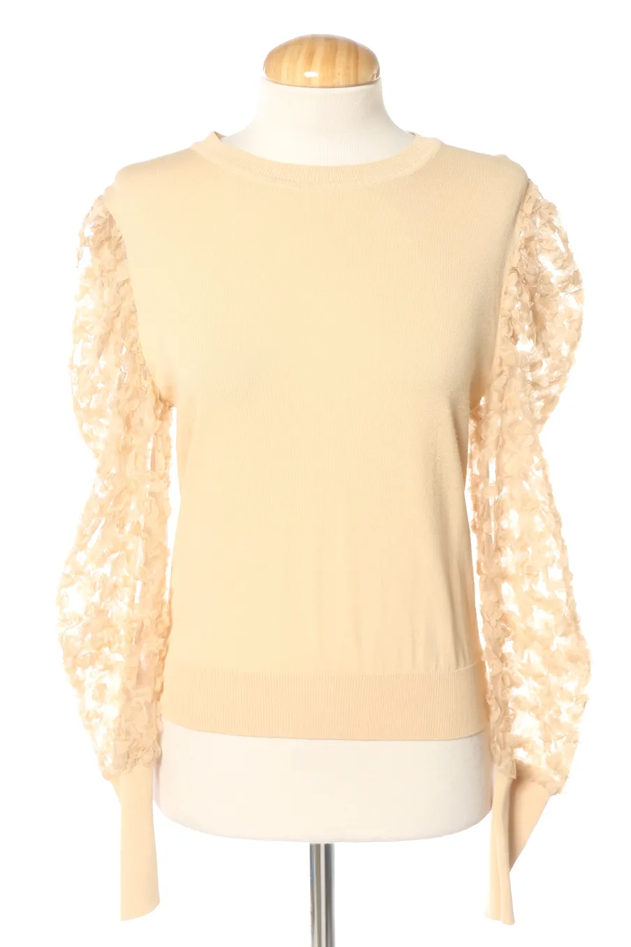 Jersey de Zara de la talla M, de color beige