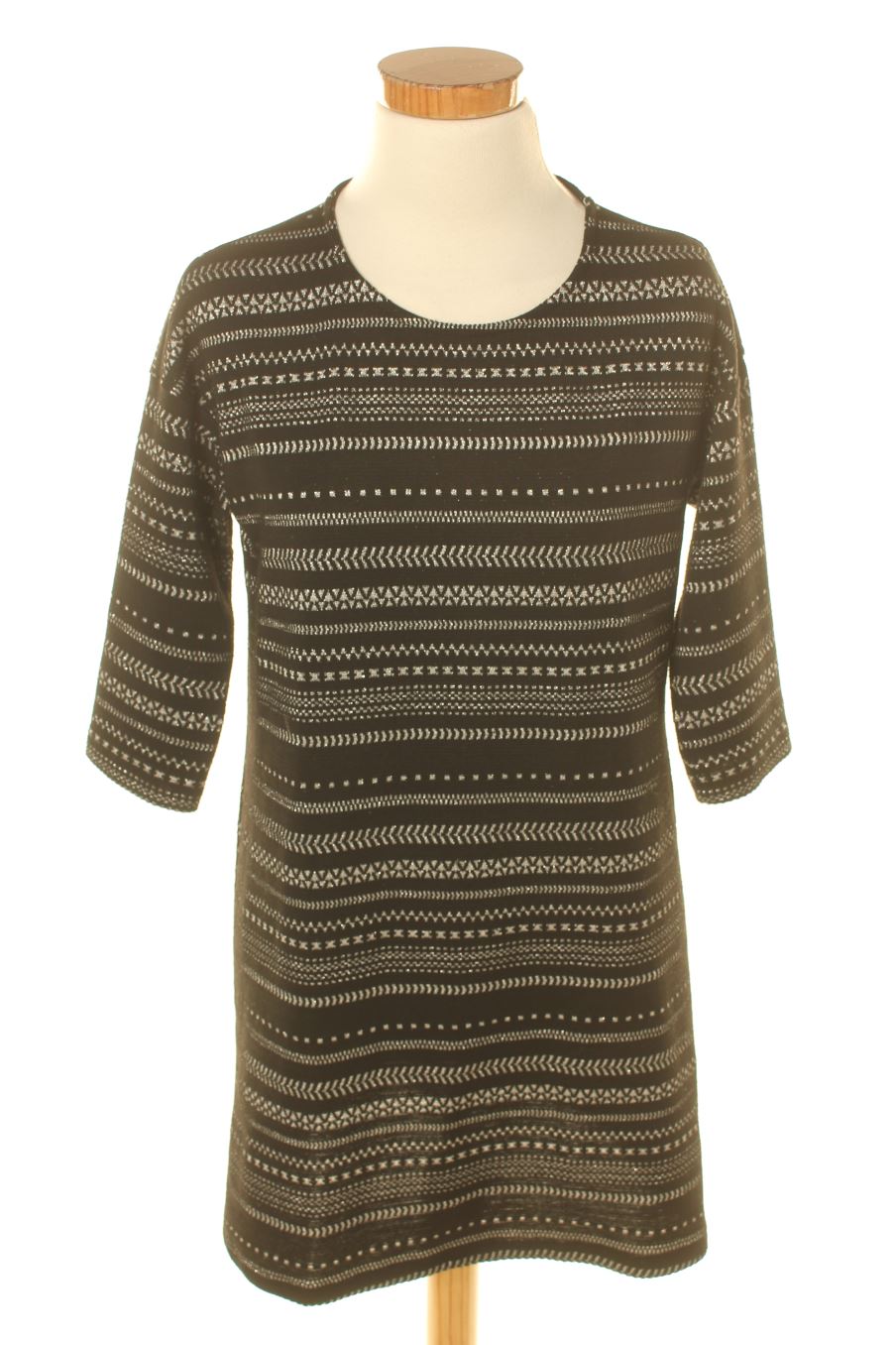 Vestido casual de Mango de la talla XS, de color negro