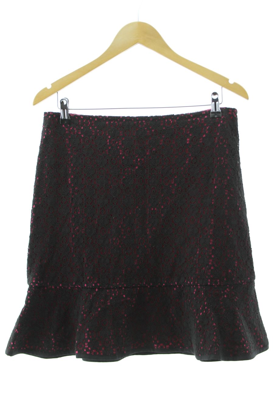 Falda de Cortefiel de la talla 42, de color negro