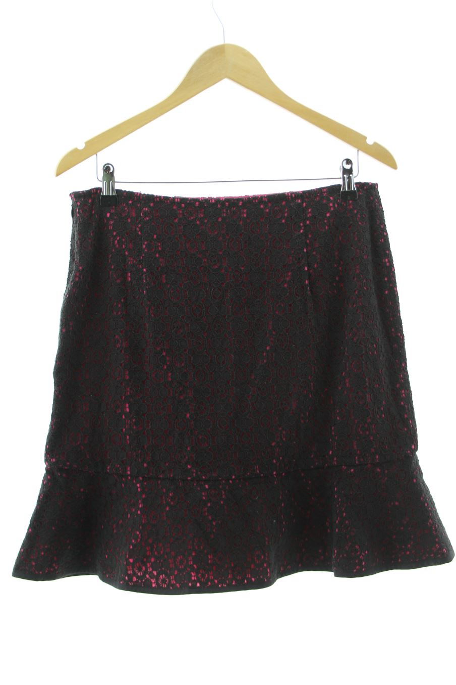 Falda de Cortefiel de la talla 42, de color negro