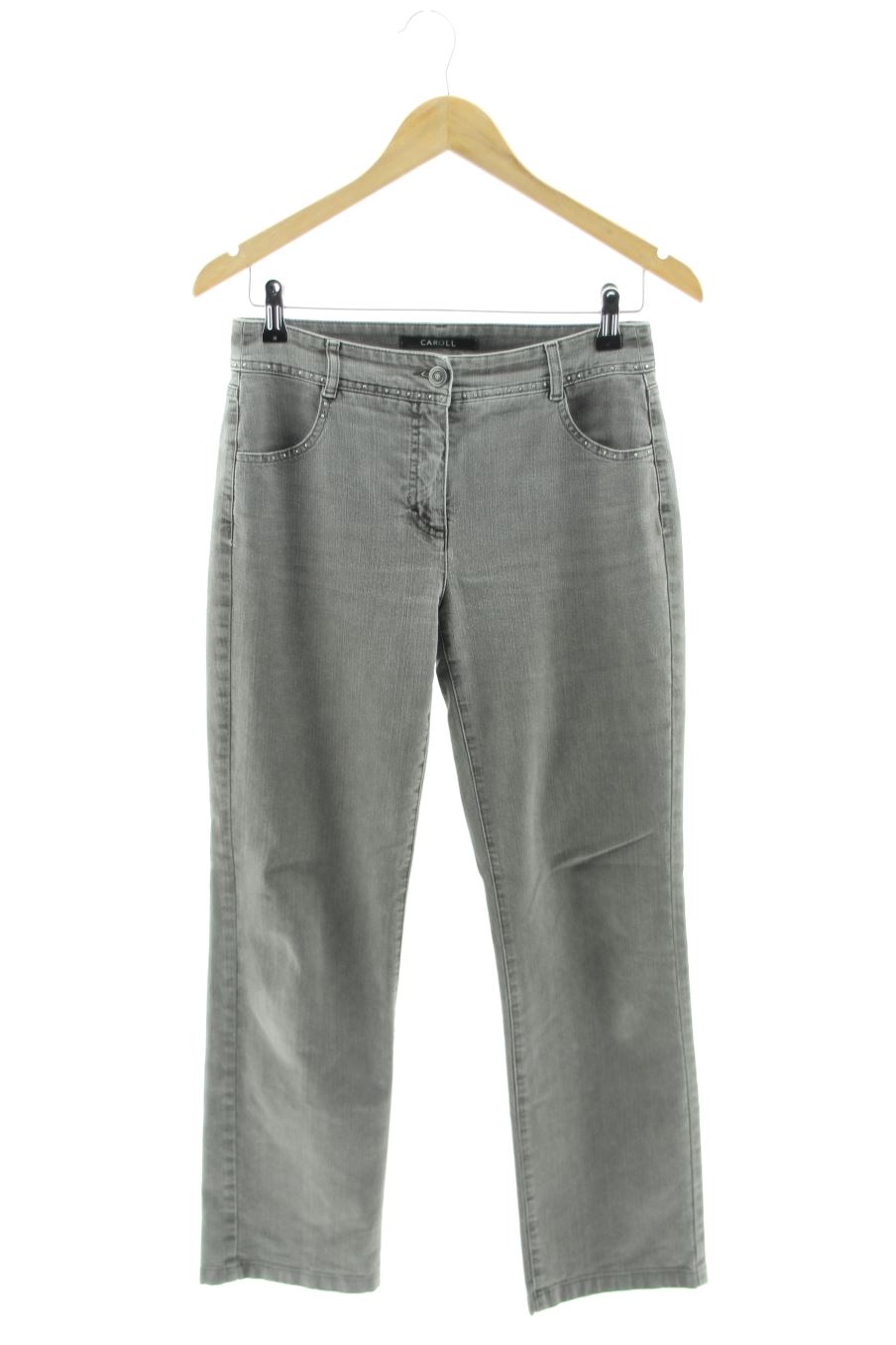 Jeans Caroll de la taille 38, de couleur gris de denim