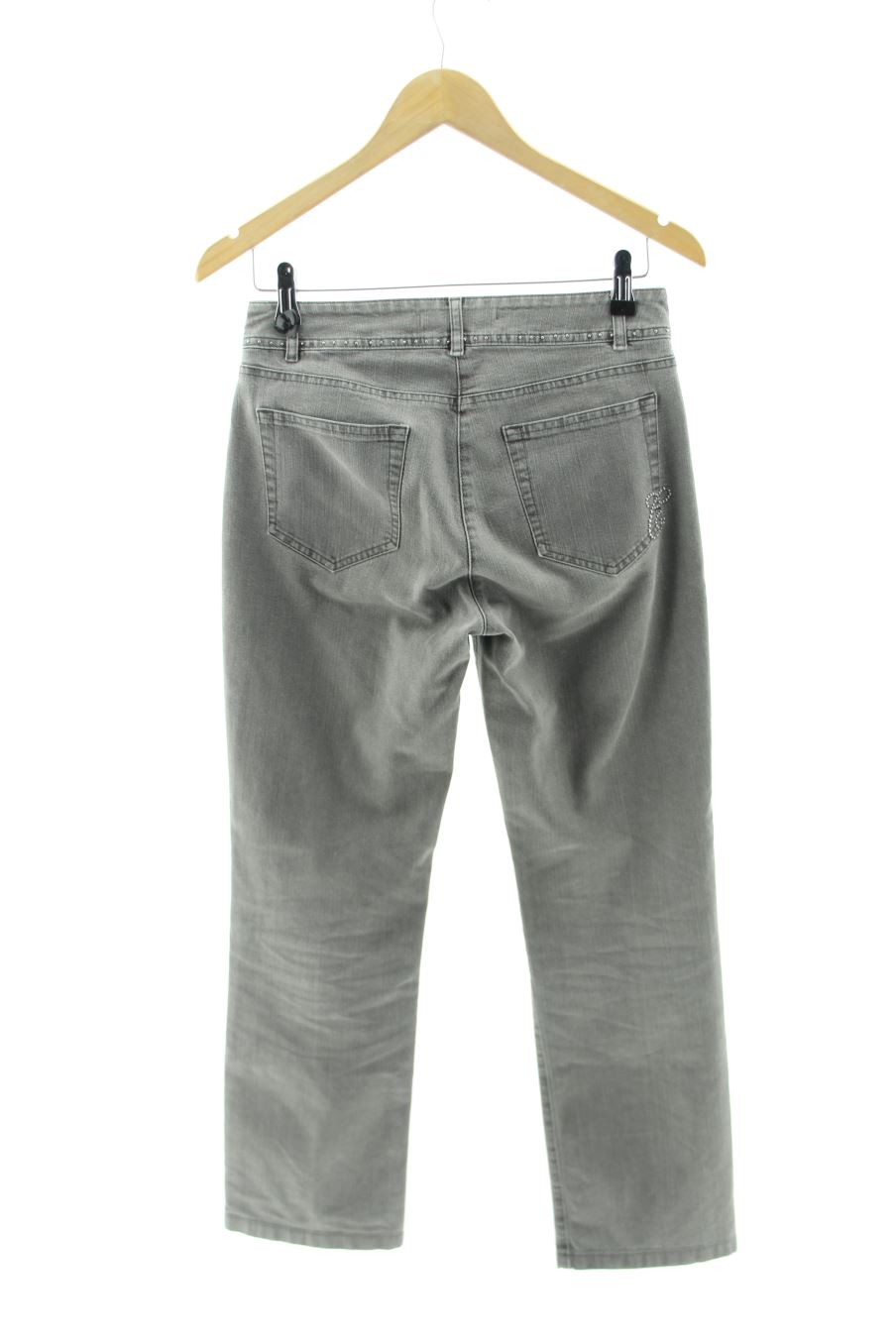 Jeans Caroll de la taille 38, de couleur gris de denim