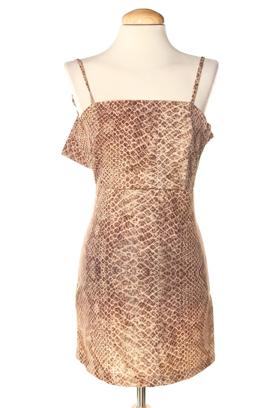 Robe casual Pull & Bear de la taille S, de couleur animal print