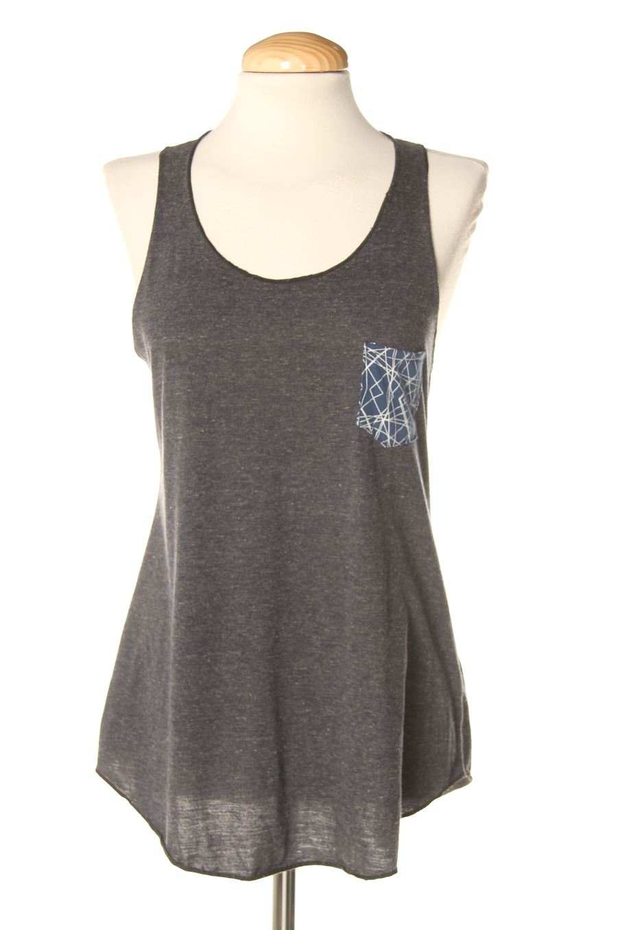 Camiseta sin mangas de PERCENTIL de la talla S, de color gris