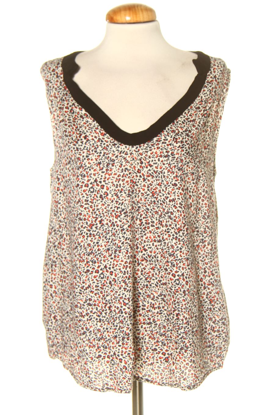 Aufwändiges Top von Naf Naf Größe 42, Farbe Animal print, für