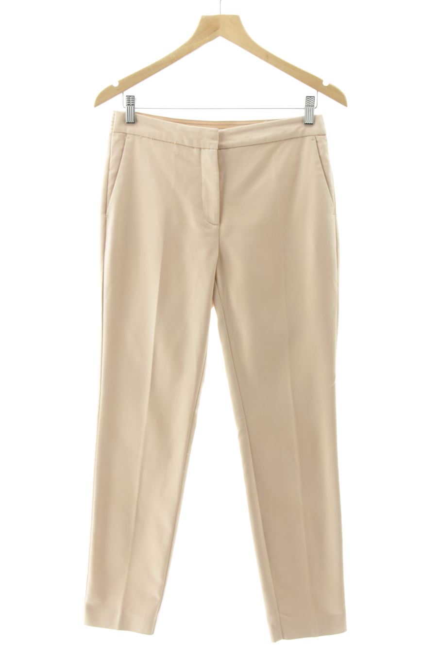 Pantaloni de Zara de la talla M, de color beige