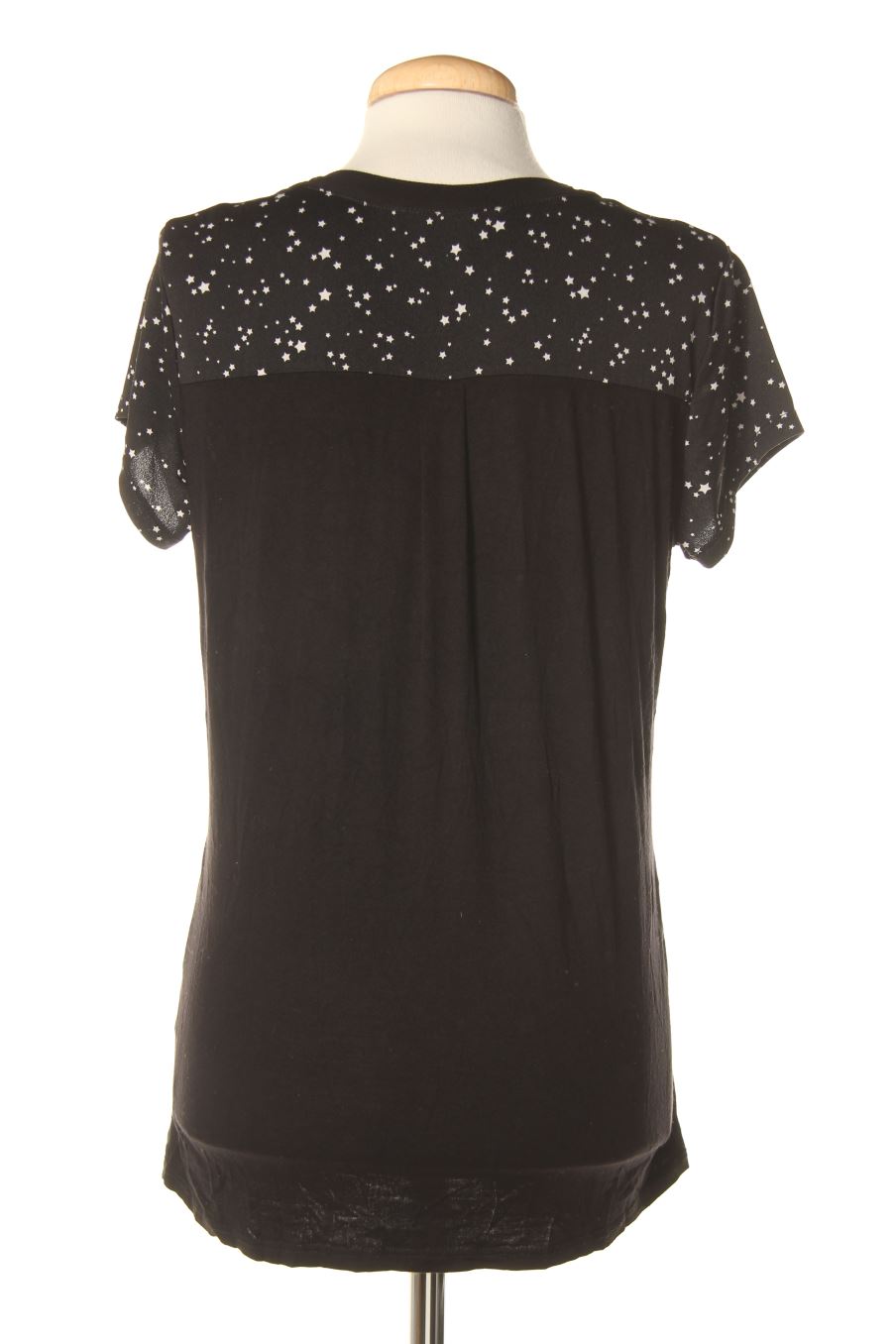 Blusa de manga corta de Camaieu de la talla S, de color negro