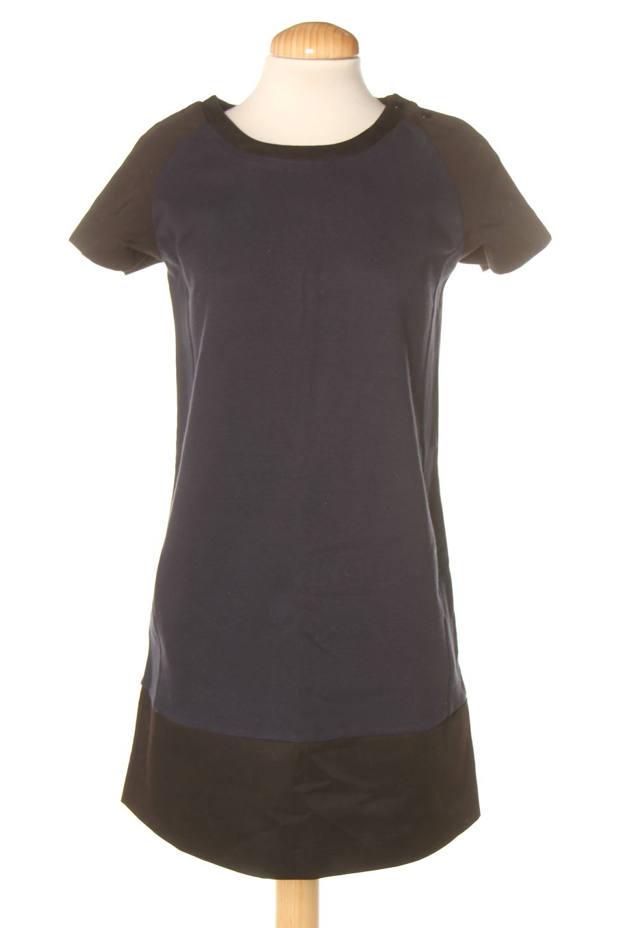 Vestido casual de Mango de la talla S, de color azul marino