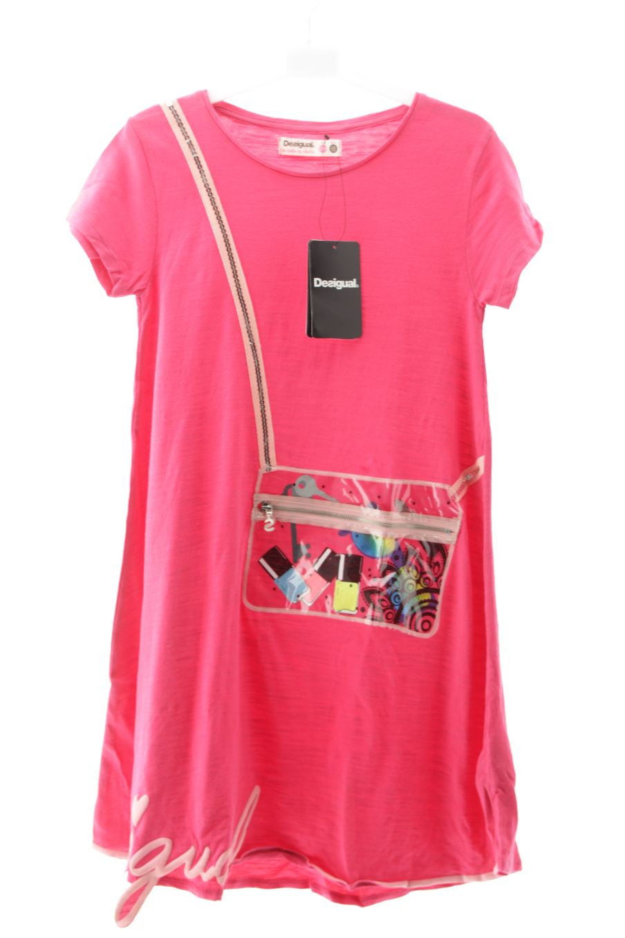 Robe casual Desigual de la taille 11 ans avec une étiquette